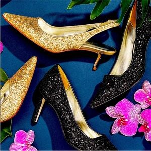 NIB LILLY PULITZER Margot Glitter Pump Size 8